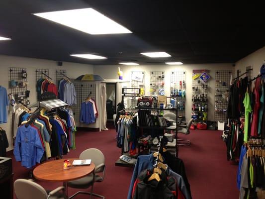 A view of the showroom. There is much more to see in person!