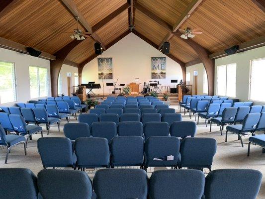 Inside our Sanctuary at Kona Baptist Church