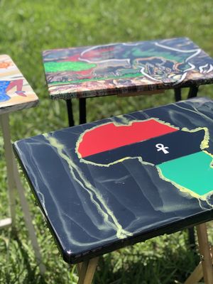 Custom portable sidetables