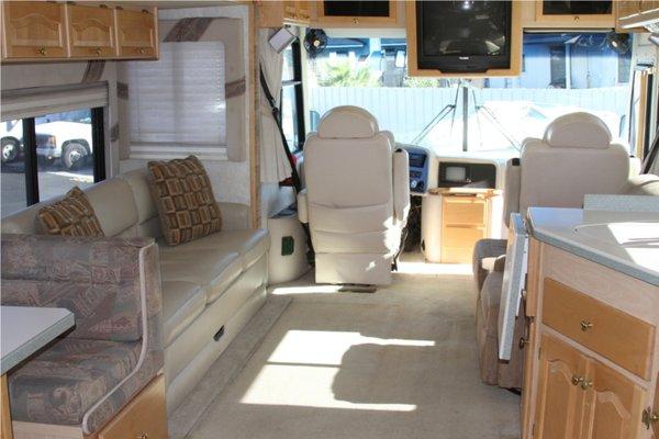 We can clean the interior of your RV or Camper, to ensure all spaces are clean, and mold & odor free!