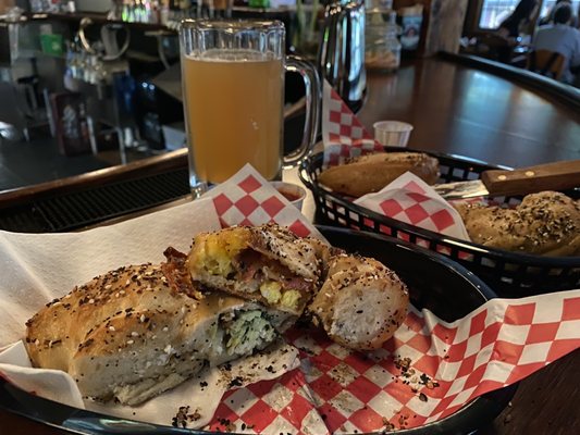 Moonrise Stuffed bagels on the weekends