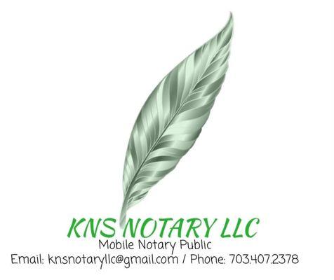 KNS Notary LLC
   Call us 703-407-2378
www.knsnotary.com