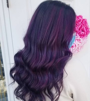 Galaxy hair after a year and still holding all colors. Trust your stylist and their at home aftercare.