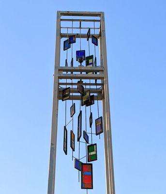 Stained glass tower is amazing