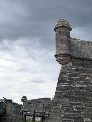 View from outside the fort