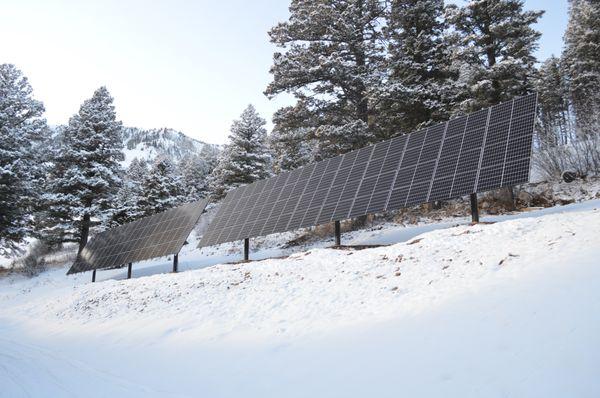 50kW solar array at Bridger Bowl Ski Area, Bozeman MT