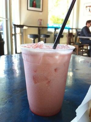 Strawberry Italian soda