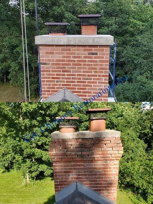 Chimney rebuild.