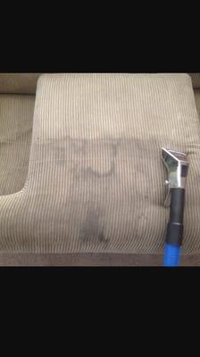 We also do upholstery cleaning,