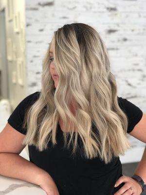 Beautiful blonde highlights