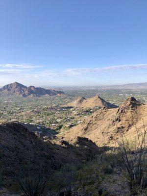 Paradise Valley from one of the many trails in our back yard!