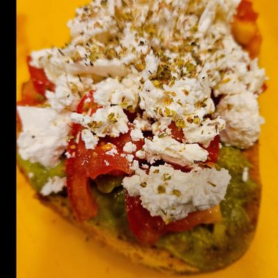 Greek Avocado Toast!!