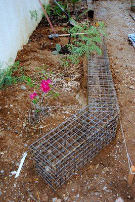 20150822 Top Level Gabion Basket Wall