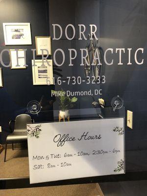 Dorr Chiropractic store front