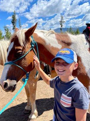 Texas took good care of his beginner rider.