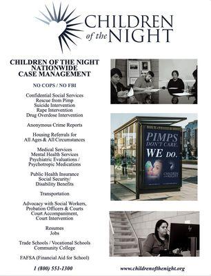 Children of the Night Case Management
24/7