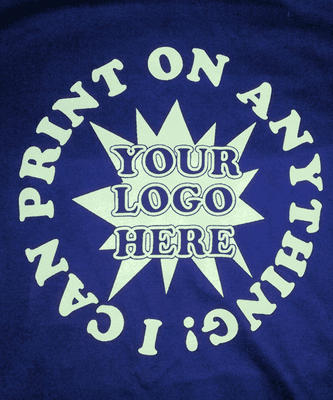 We offer screen printing! Small orders, quick turn around and affordable!