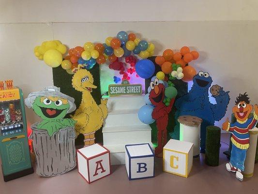 Sesame street birthday party