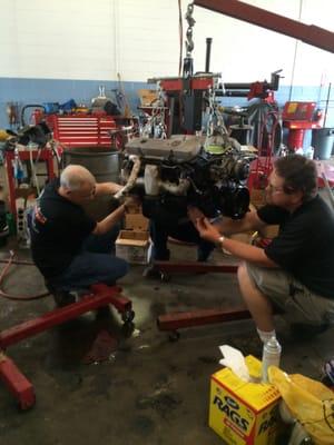 Corvette engine job.
Stacy & AL