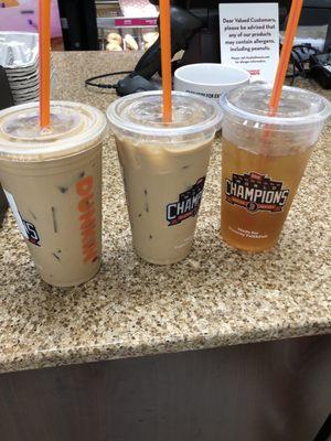 $2 lattes. $1 iced tea.