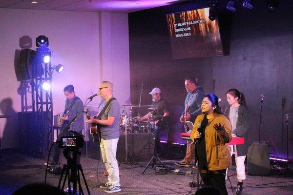 So grateful for the team that leads us in worship each week!