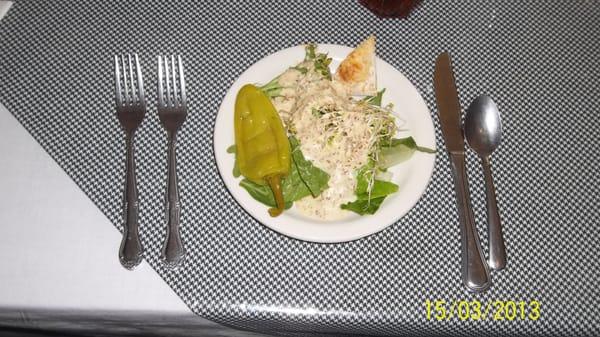 Unlimited salad at the salad bar!  Don't forget the Pinto beans, which I almost did.