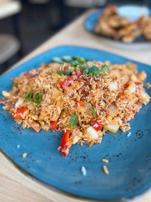 Kimchi bacon house fried rice