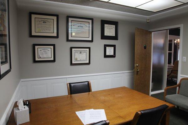 interior view of Law Office of Trent Harris