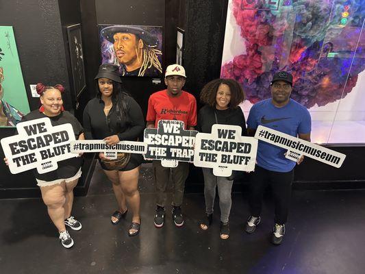 We escaped!