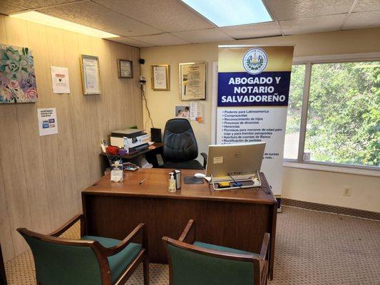 Oficina Abogado Salvadoreño en NY