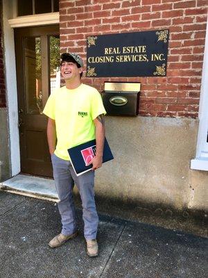 All smiles for this first time home buyer!