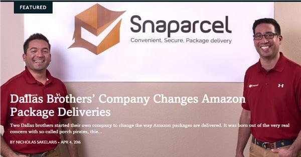 Snaparcel Featured in Dallas Innovates/D-Magazine