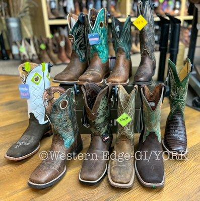 We offer boots and footwear of all styles and sizes!