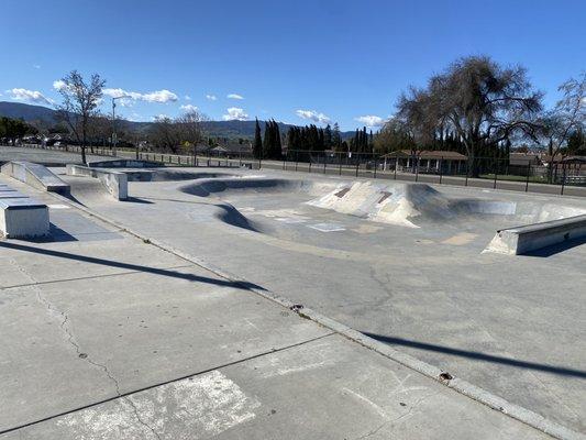 Skate bowl at the Veterans Sports complex.