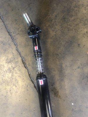 This is the finished product of a slip yoke or as we know it in the Low rider community a telescopic driveline.