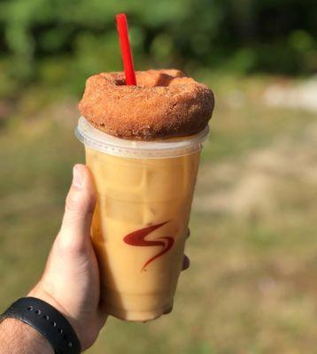 Instead of adding sugar to your coffee just add a donut!