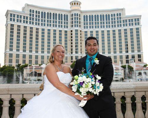 Wedding at Fountains of Bellagio.