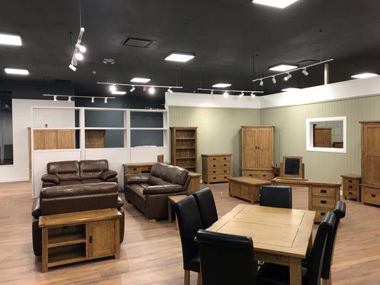 View from the interior of our Burlington Furniture Store