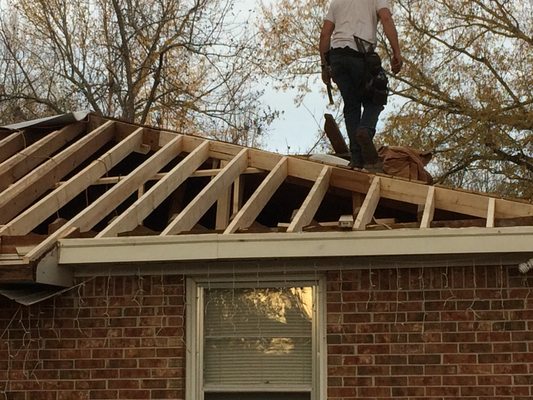 Re-structure of Hip roof!