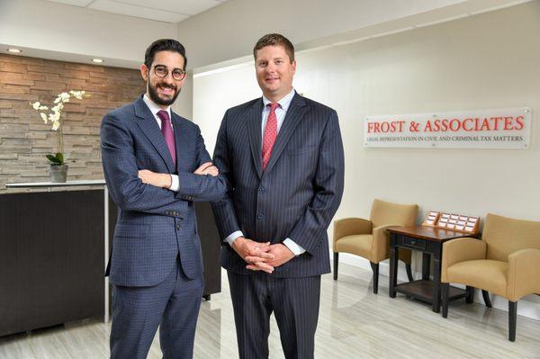 Tax law firm partners, Eli Noff and Glen Frost, in Frost & Associates serving Miami, FL and surrounding areas.