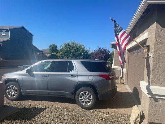 Brand new Chevy Traverse! But I can't cosign for a section 8