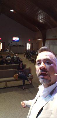 A sermon selfie