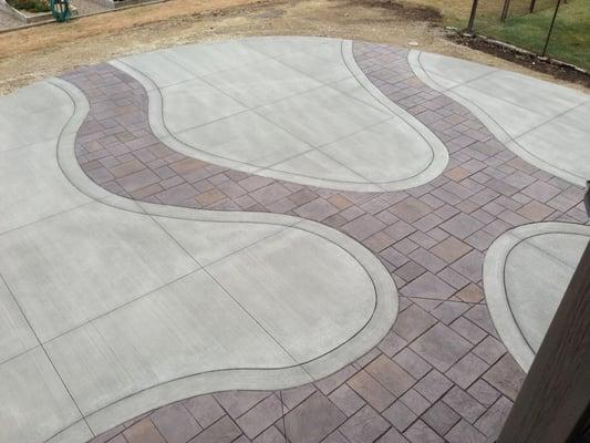 Stamped concrete