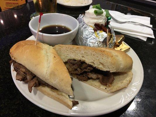 French dip. According to my brother, it's good!