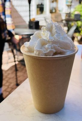 This is Grandma Lee's hot cocoa recipe.  We make it every Saturday and Sunday the month of October until supplies last.  It's sooooo good!