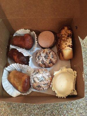 Baba Rum, stuffed Biscotti, Crostatina Di Nutella,Lemon Cake, and Deliziosa.