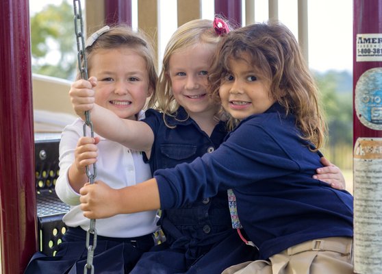 IST students enjoy multiple recess periods per day.  Their joy is infectious!