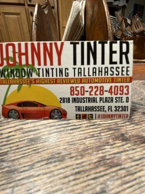 Window Tinting Tallahassee - Johnny Tinter