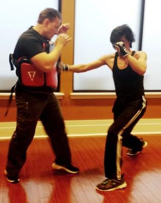 Class with student: Boxing