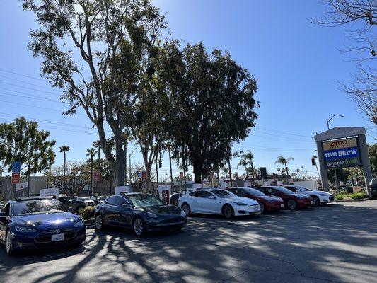 Tesla Supercharger - Fullerton